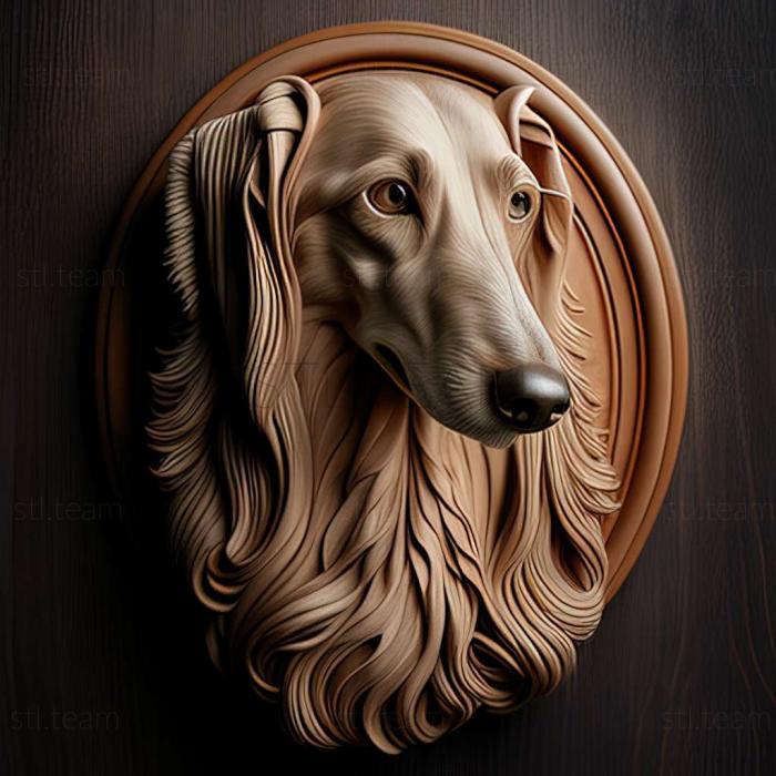 3D model Silky Windhound dog (STL)